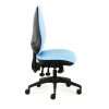 blue office chair side