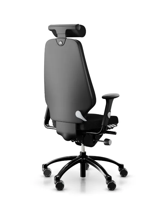 back view of rh logic 400 ergonomic office chair