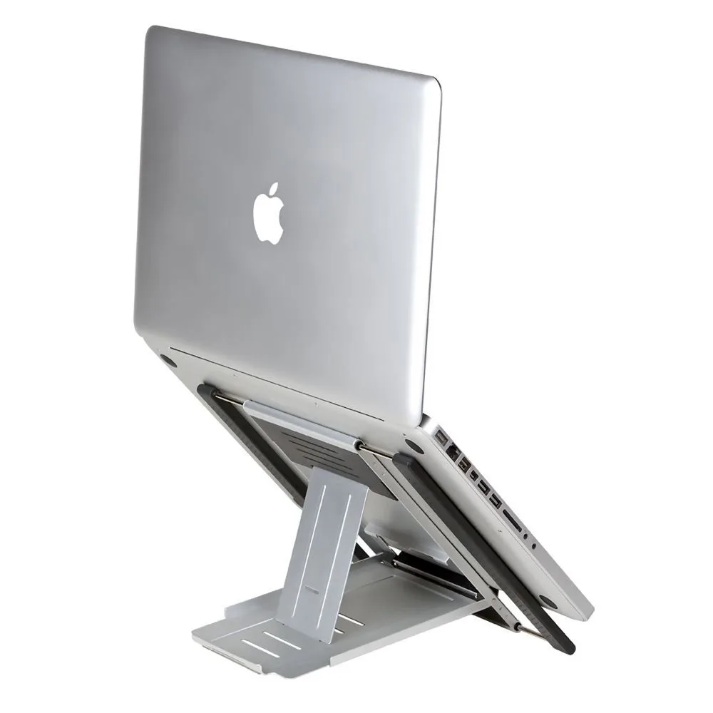 slimcool laptop stand holding a laptop