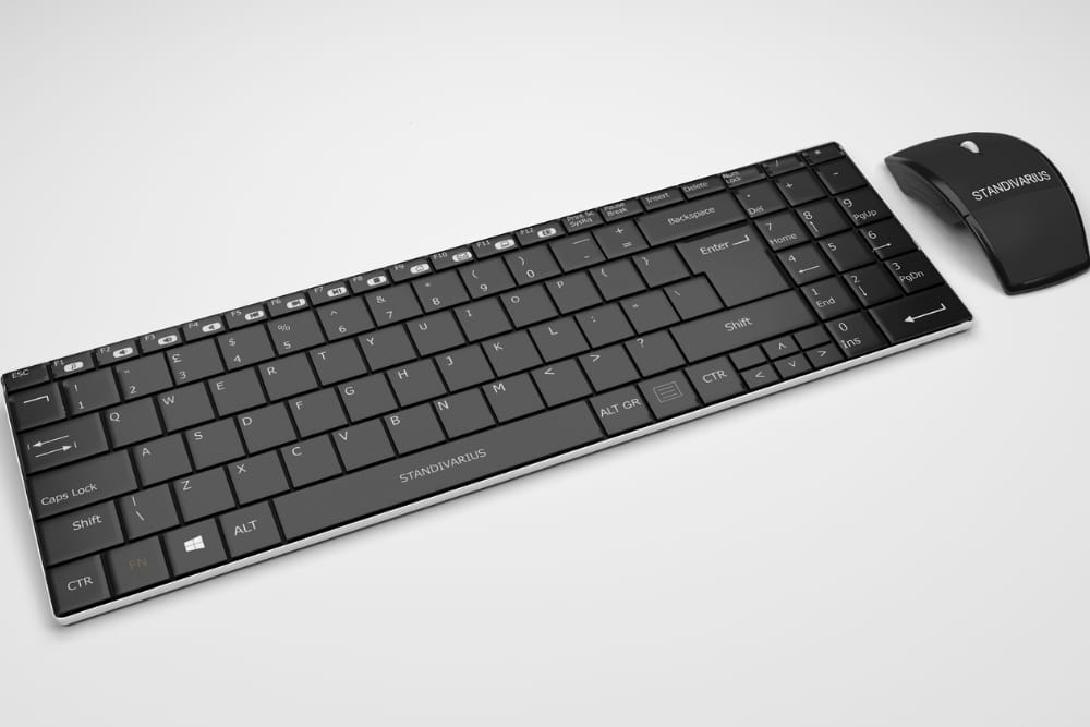 wireless keyboard and mouse set on vergouk